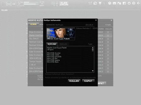 DivaneTR Envanter+Heediye Kutusu