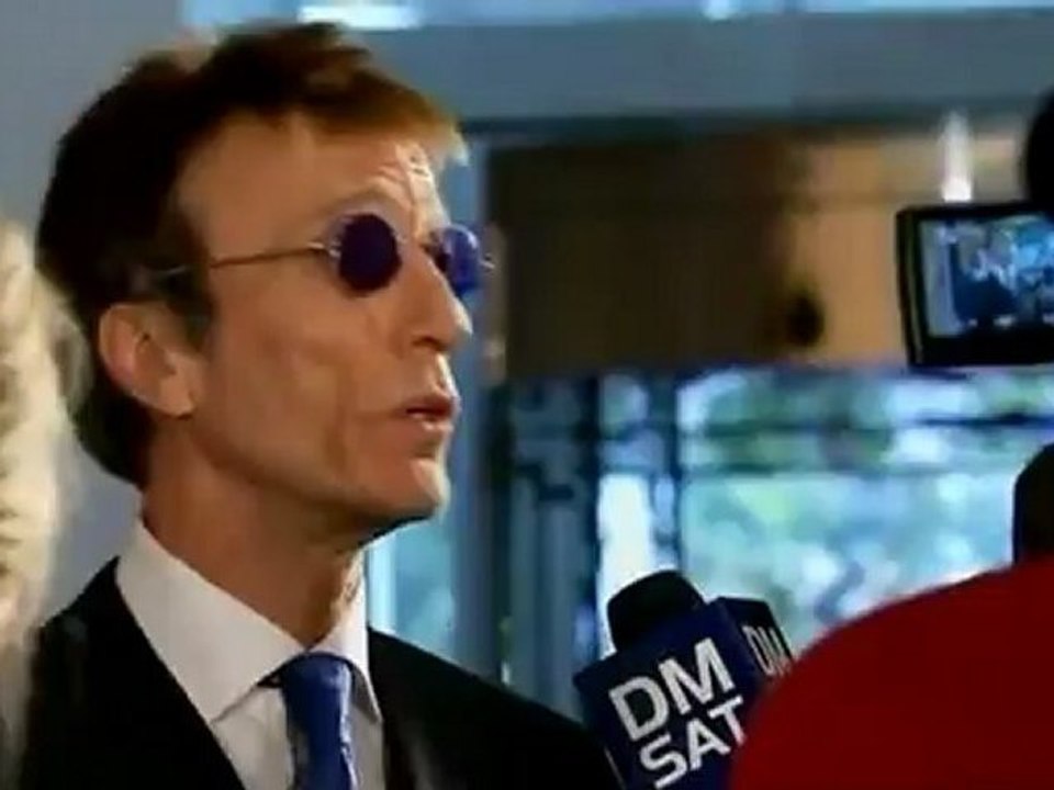 Funeral for Bee Gees star Robin Gibb