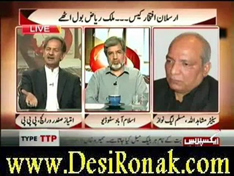 To the Point with Shahzeb Khanzada – Arsalan Ifitikhar Case & Malik Riaz Views – 8th June 2012