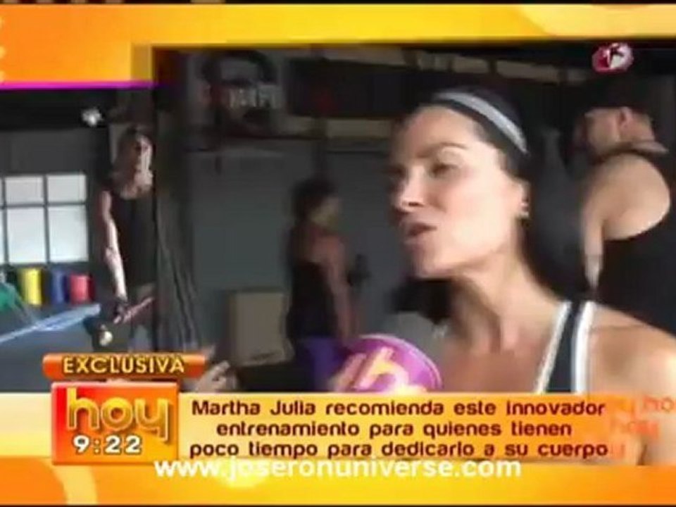 José Ron @JoseRon3 es uno de los clientes del nuevo gimnasio de Martha Julia//HOY