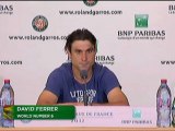 Roland Garros, ½ -  Ferrer : “Nadal, le meilleur sur terre battue”