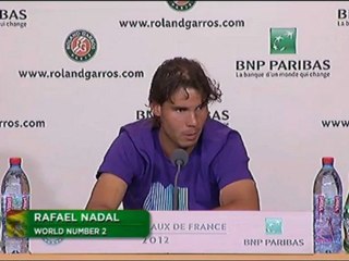 Roland Garros, ½ -  Nadal : “A chaque fois différent”