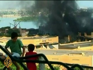 Rio carnival up in flames