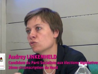 Audrey Linkenheld au débat organisé par Osez le Féminisme