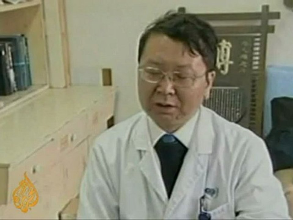 Chinese man finds knife in skull