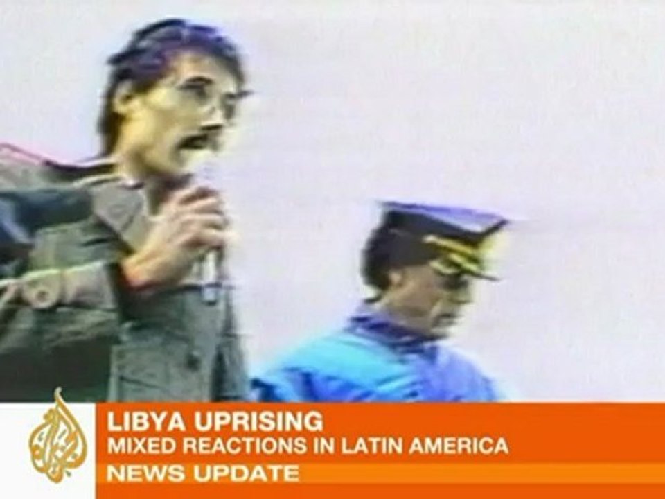 Latin America divided over Gaddafi