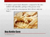 Buy Kettle Corn As A Healthier Food Alternative