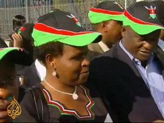 Kenyan ex-ministers in court over poll unrest