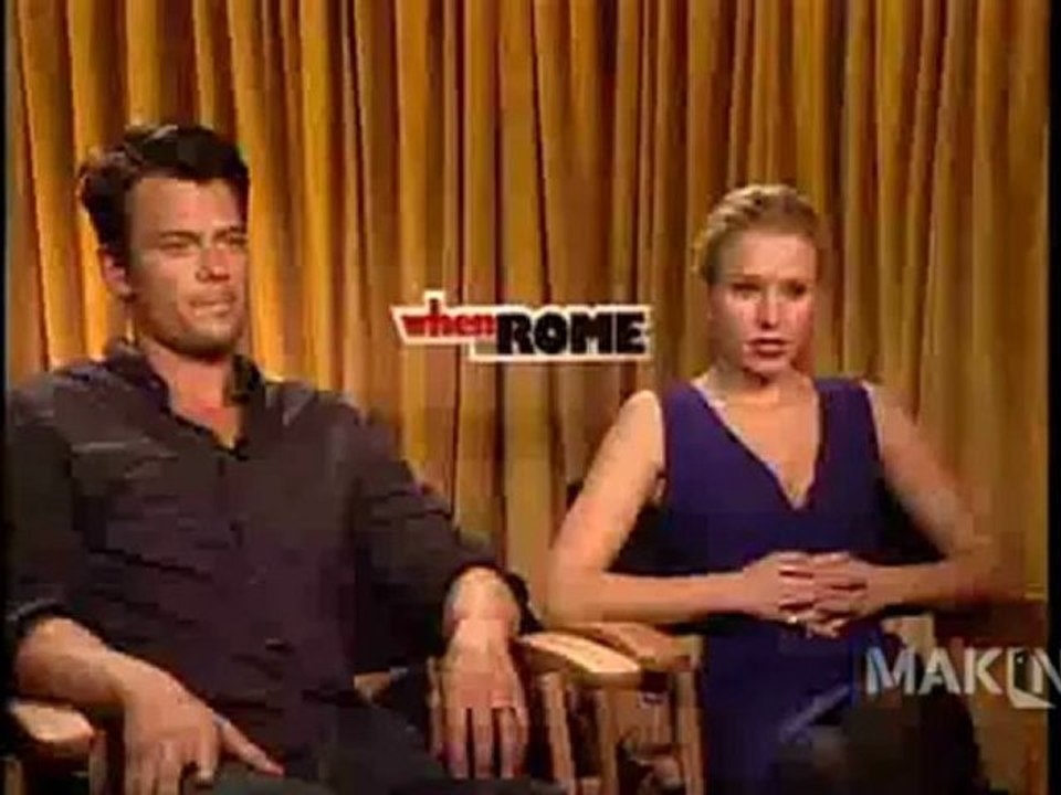 Kristen Bell and Josh Duhamel