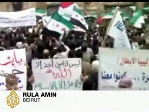Rula Amin reports on ongoing Syrian violence