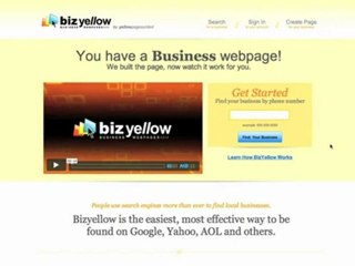 Yellow Pages United - BizYellow Tutorial 2 - Dashboard