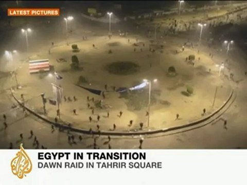 Dawn raid in Tahrir Square
