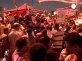 Manifestazioni in Piazza Tahrir contro la candidatura...