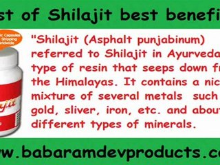 List of Shilajit best natural benefits