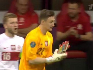 Euro-2012. 1 тур. Польша - Греция 1-1 (нереализованный пенальти, Карагунис)