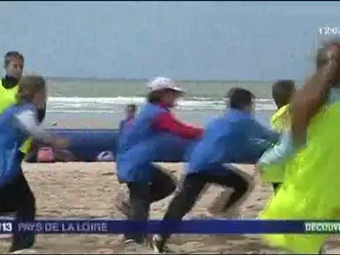 La Vendée, ses plages ... et ses jeunes rugbymen