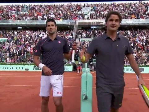ROLAND GARROS 2012 - 1/2 Finale Simple Messieurs - DJOKOVIC / FEDERER - Vendredi 8 juin