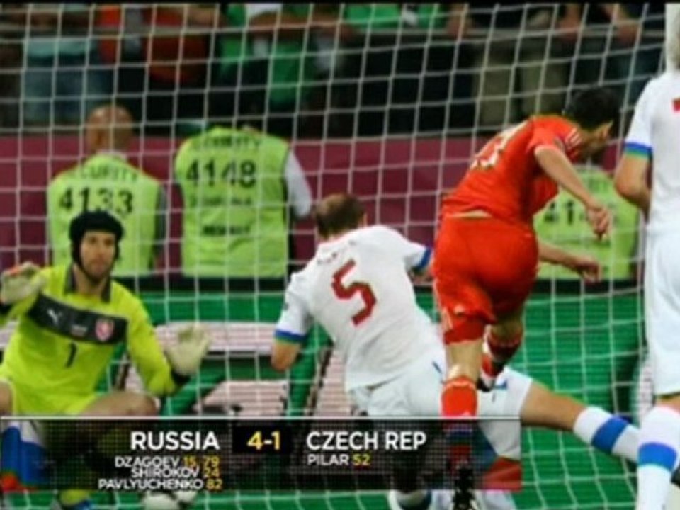 Groupe A - Russie/République Tchèque : 4-1