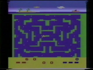 Classic Game Room - SHARK ATTACK for Atari 2600 review