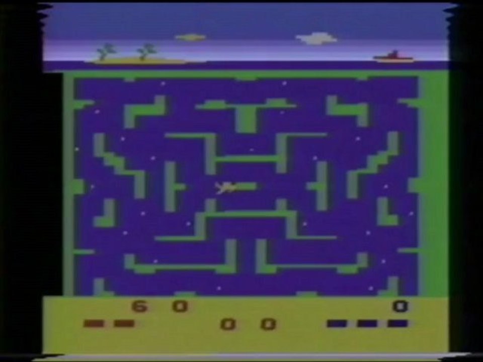 Classic Game Room - SHARK ATTACK for Atari 2600 review
