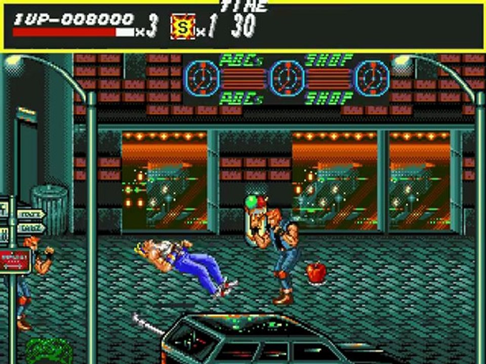street of rage 1 stage 1 ( LEVEL FACILE )