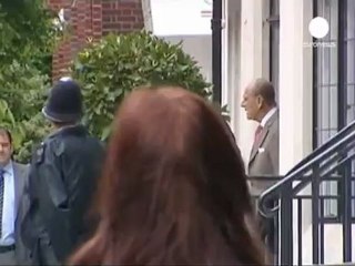 Britain's Prince Philip leaves hospital after infection