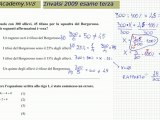 INVALSI 2009 terza media matematica soluzioni quesiti d10 d11