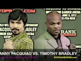Timothy Bradley Jr. vs Manny Pacquiao live BOXING