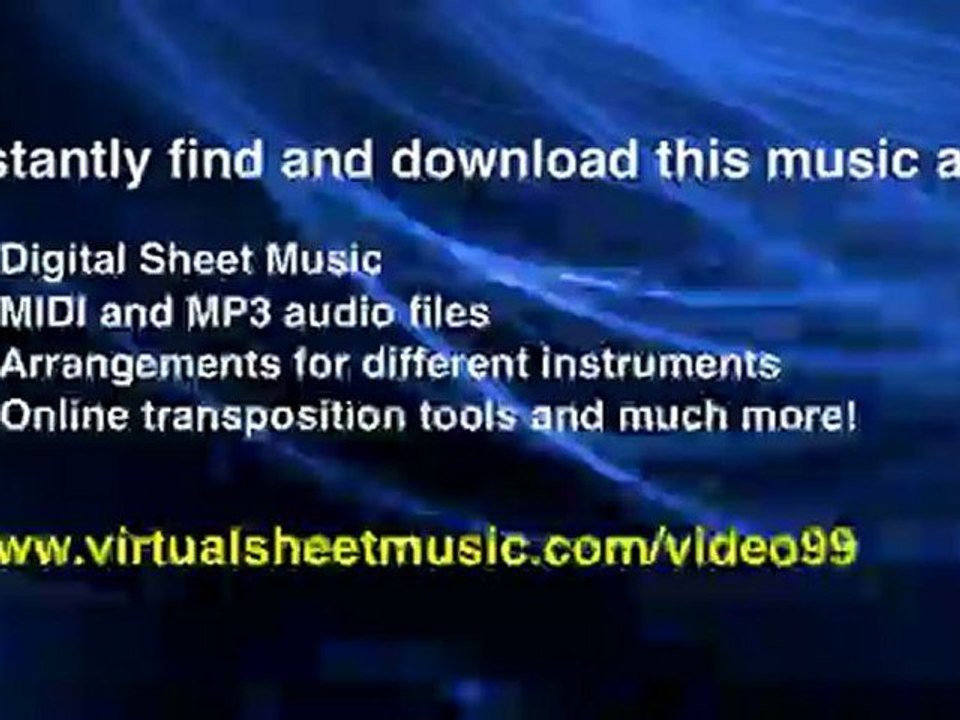 Amazing Grace sheet music - Video Score