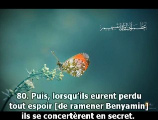 Muhammad Al-Luhaidan - Surat Yusuf verset 80 vostfr