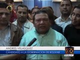 Andrés Velásquez invitó a las comunidades a acompañar a Capriles este domingo ante el CNE