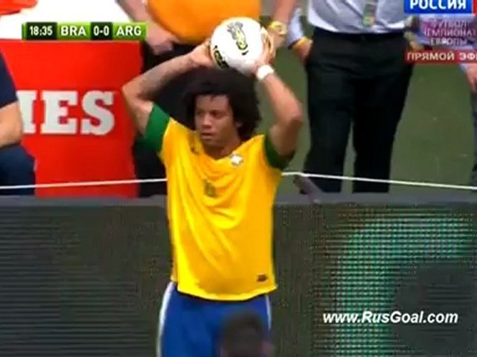 Товарищеский матч 2012 года Бразилия - Аргентина 1 тайм