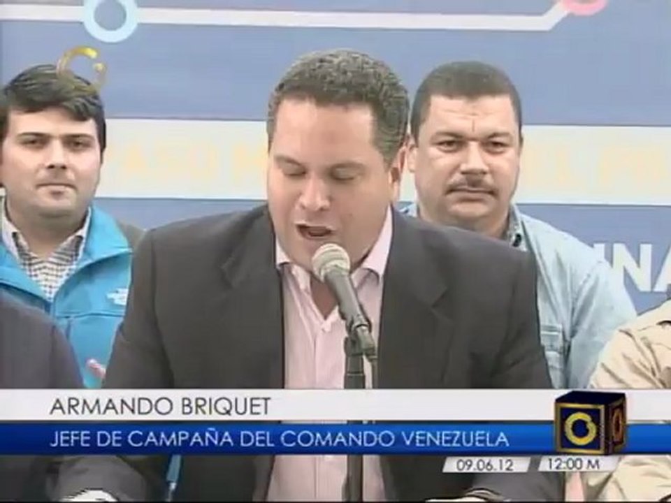 Comando Venezuela: "Instalaremos 8 puntos a lo largo y ancho de la ciudad para apoyar a Capriles"