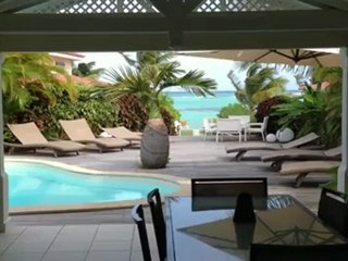 Le salon de la Villa Boubou en Guadeloupe