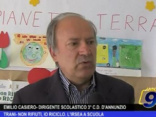 Trani | Non rifiuti, io riciclo, l'IRSEA a scuola