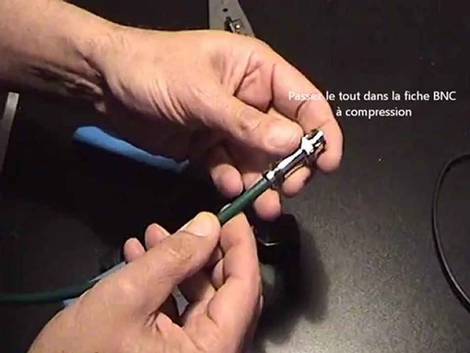 Sertissage BNC à compression DiGiVuE