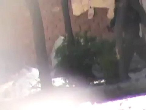Syria فري برس حمص شبيحة الأسد في باب السباع 9 6 2012 Homs