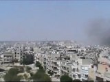 Syria فري برس حمص الخالدية سقوط الهاون والصواريخ 9 6 2012 Homs