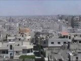 Syria فري برس حمص  حي الخالدية سقوط صاروخ هاام 6 9 2012 Homs