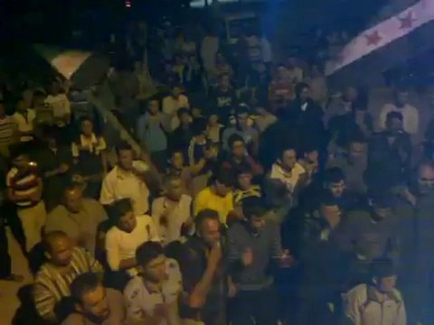 Syria فري برس ادلب معرزيتا مظاهرة مسائية تضامنا مع معرة النعمان 10 6 2012 Idlib