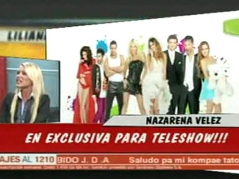 Nazarena Habla de Pedro y Paula en Teleshow (Paraguay) - 07 de Junio