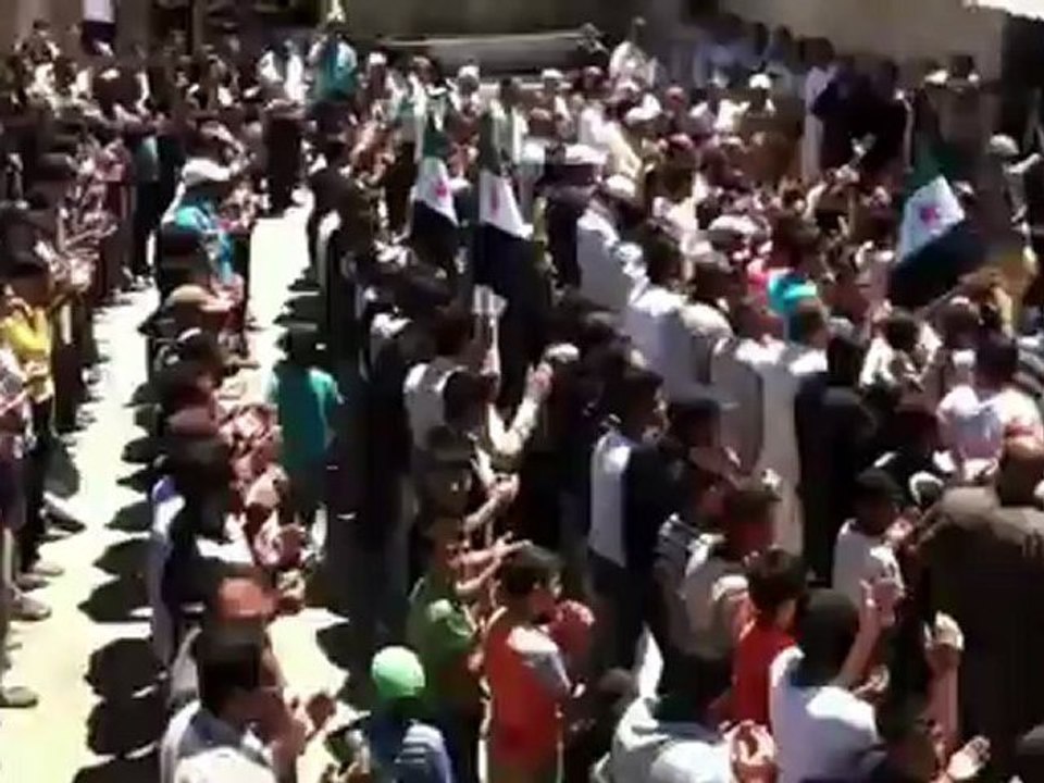 Syria فري برس درعا فلوجة حوران النعيمه مظاهره نصرة لاهلنا في البلد 9 6 2012 Daraa
