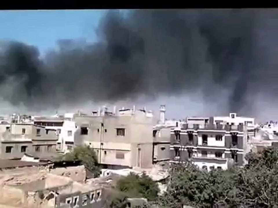 Syria فري برس حمص قصف على حمص القديمة  9 6 2012 Homs