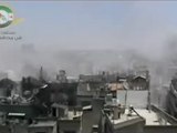 Syria فري برس حمص قصف حي الحميدية و باب الدريب 9 6 2012 Homs