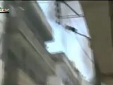 Syria فري برس حمص جورة الشياح القصف على الحي و تصاعد الدخان 9 6 2012 Homs
