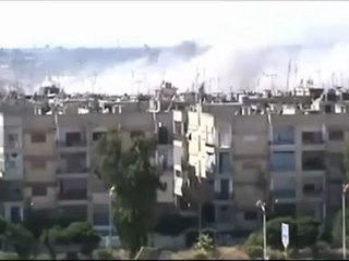 Syria فري برس حمص القصور تساقط الصواريخ كالمطر 9 6 2012 Homs