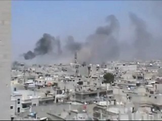 Syria فري برس حمص الخالدية هاااام جداااا انفجار هائل 9 6 2012 Homs