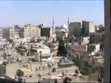 Syria فري برس حمص الخالدية قصف عنيف على الحي هاااام9 6 2012 Homs