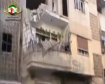 Syria فري برس حمص أثار الدمار والخراب  على منازل المدنيين في حي الخالدية بحمص بعد تعرض الحي للقصف العنيف يوم أمس 9 6 2012 Homs