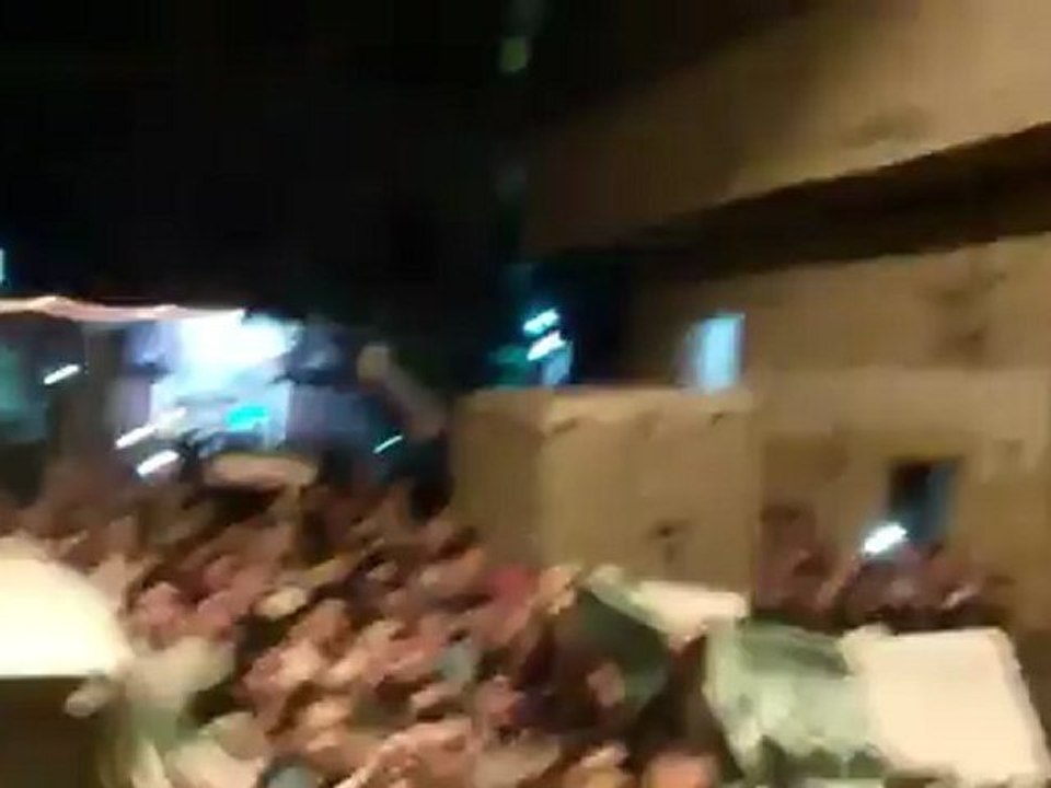 Syria فري برس حلب صلاح الدين مسائية حاشدة 9 6 2012 Aleppo